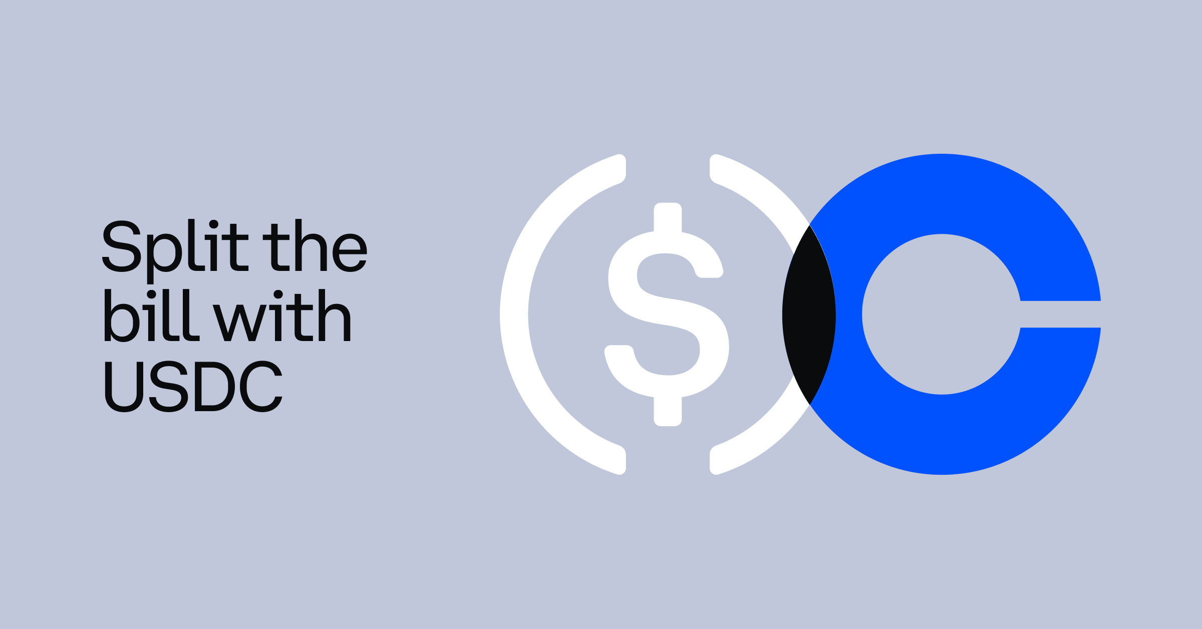 How do you split a bill using crypto?