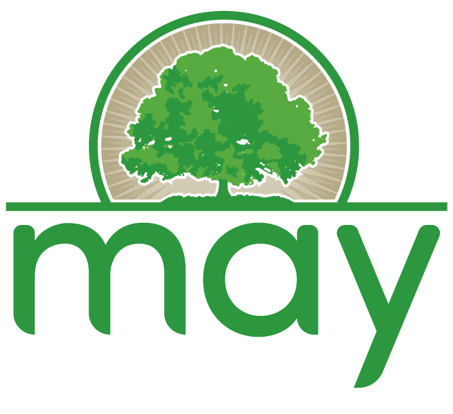 may fine woodworking logo