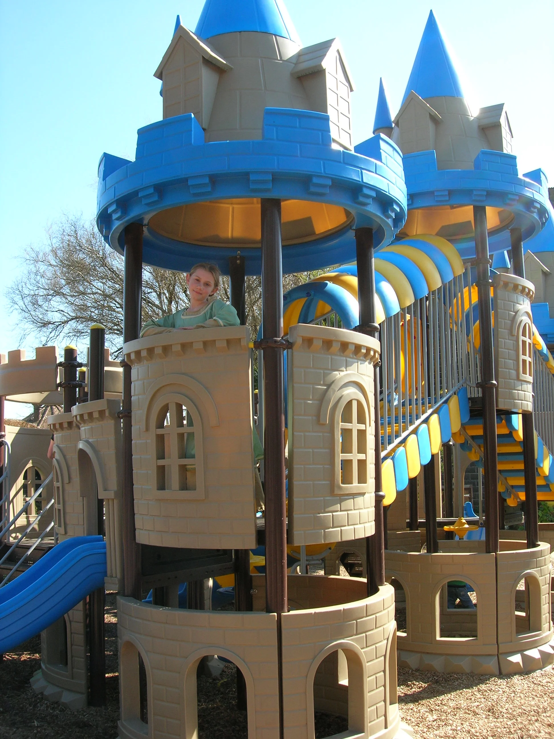 Castle themed playground at Kryal Castle, Ballarat