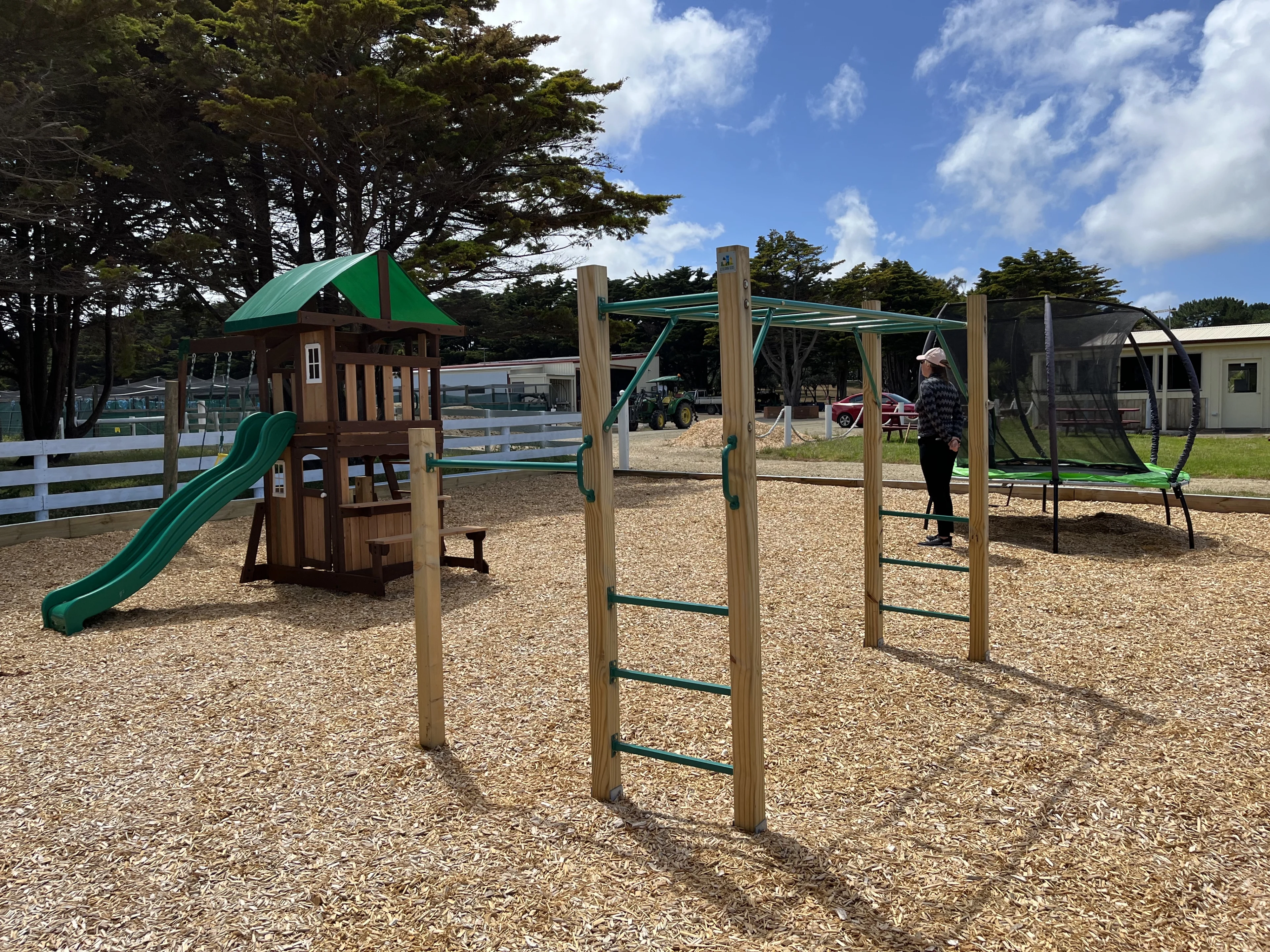 Playground at Omaru Farm. Phillip Island, Victoria.