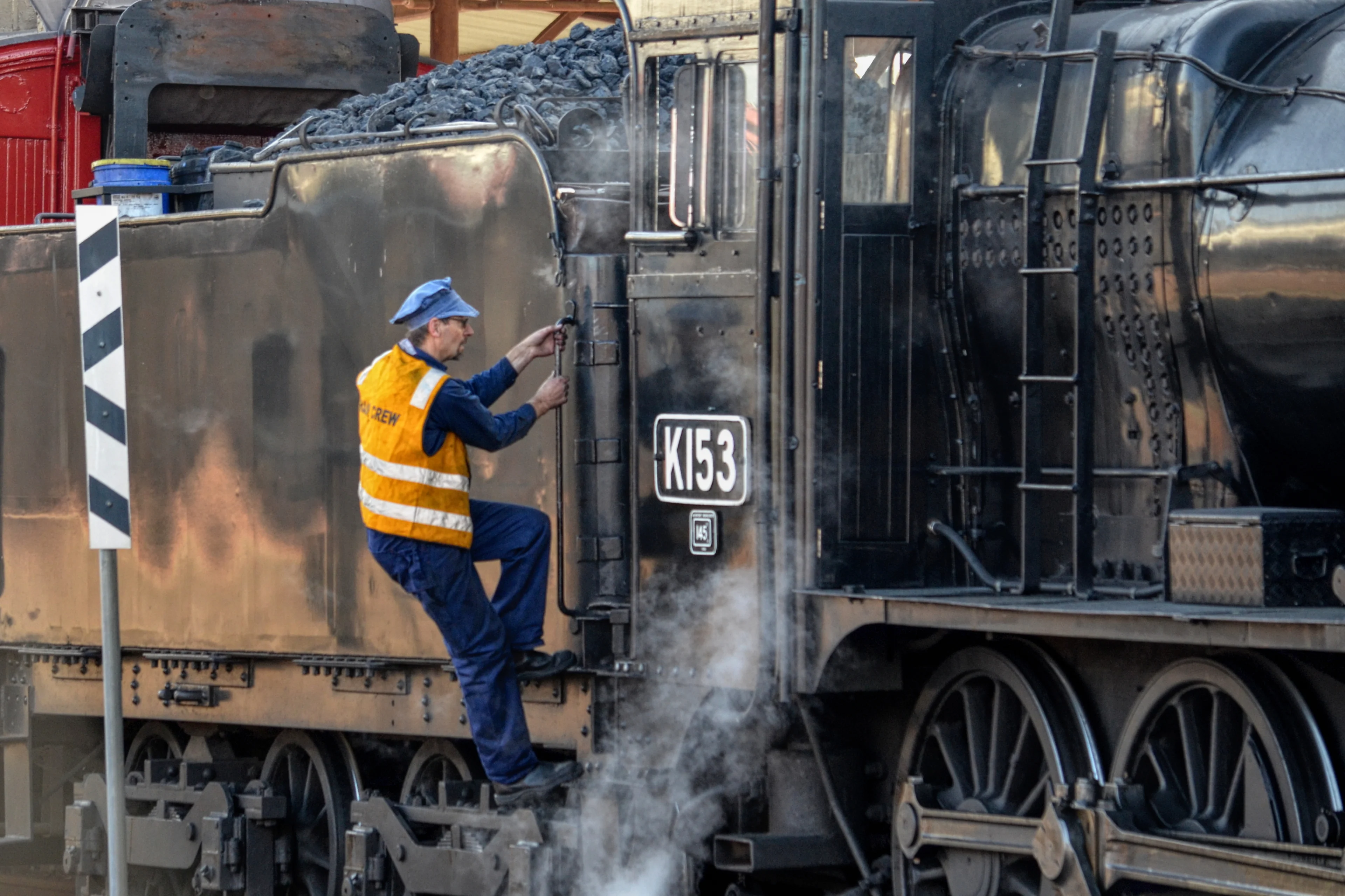 Steam train rides as part of the Ballarat Heritage Festival 