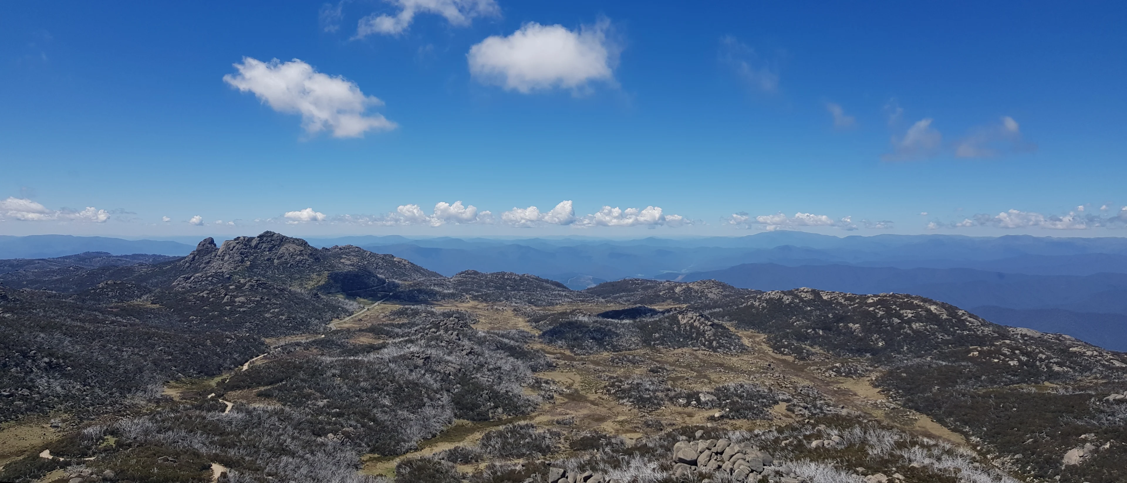The view from The Cathedral on Mount Buffalo, near Bright, Victoria.