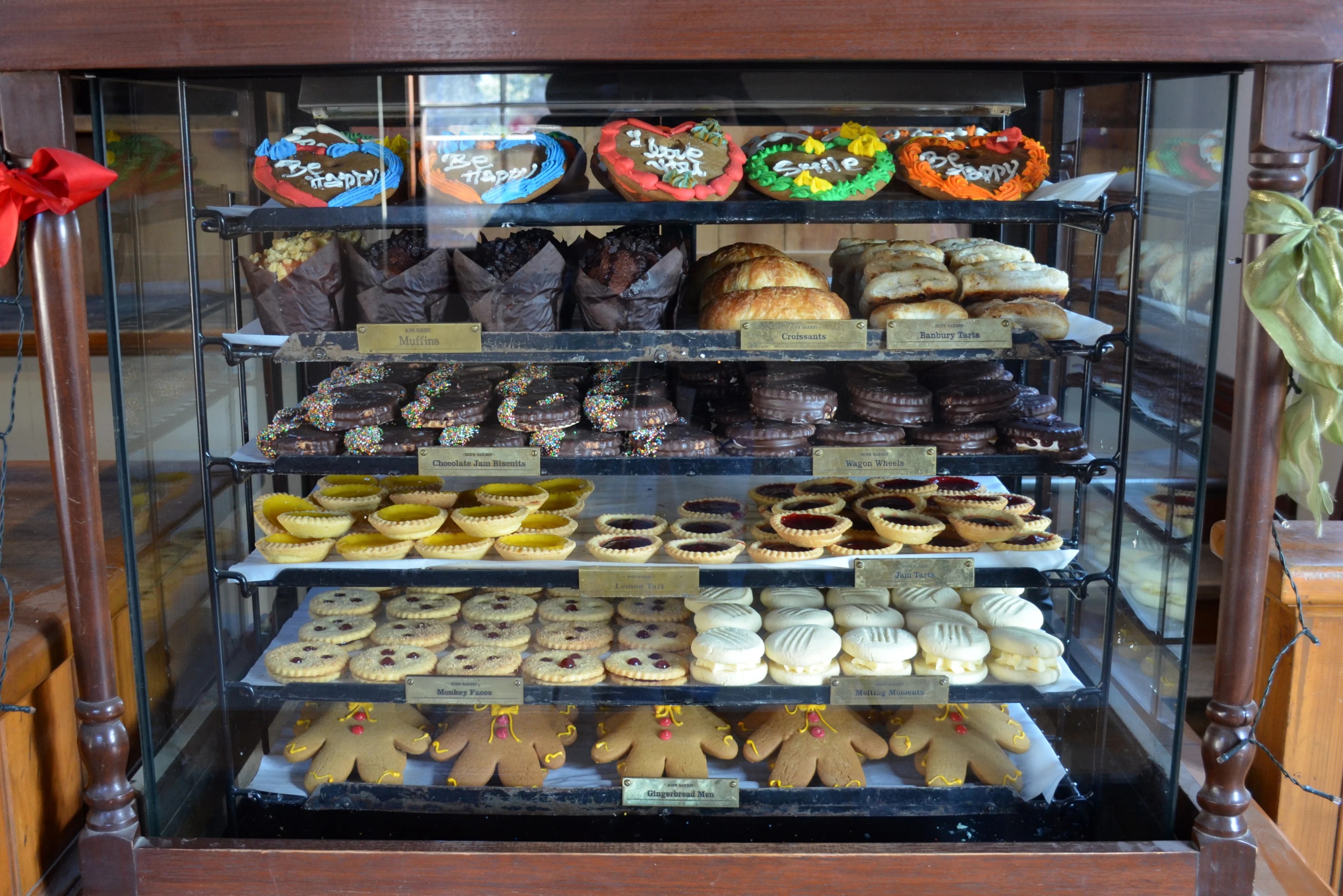 Pies and cakes at the Hope Bakery, Sovereign Hill, Ballarat