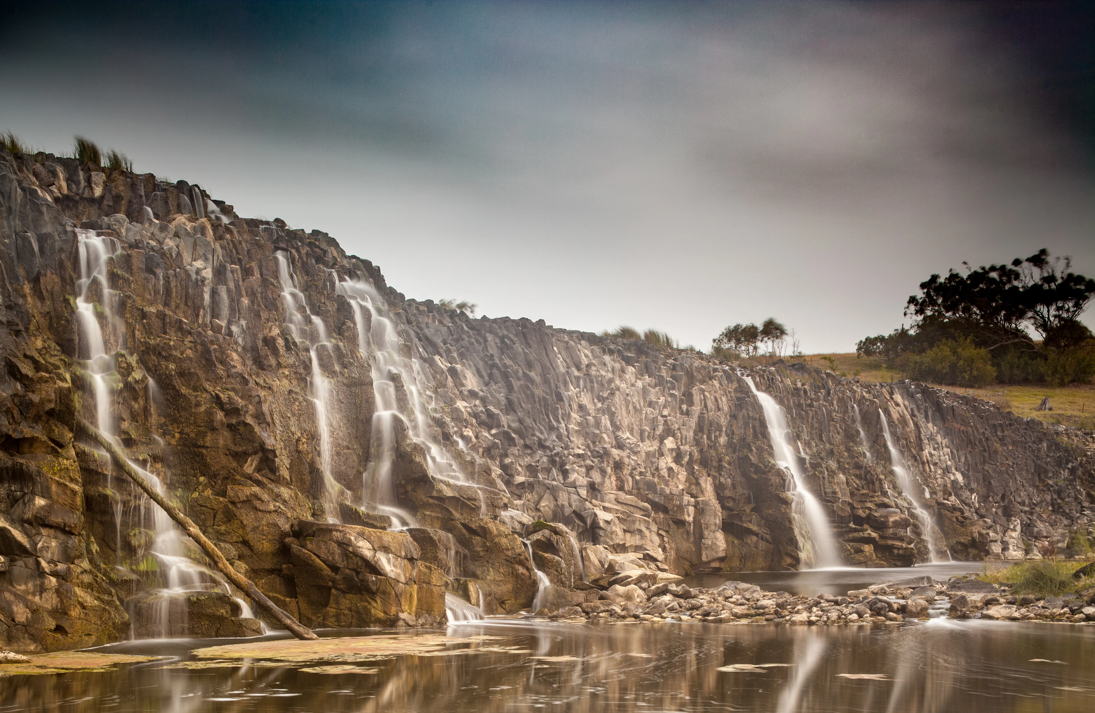 Waterfalls at Hopkins Falls, Victoria. 