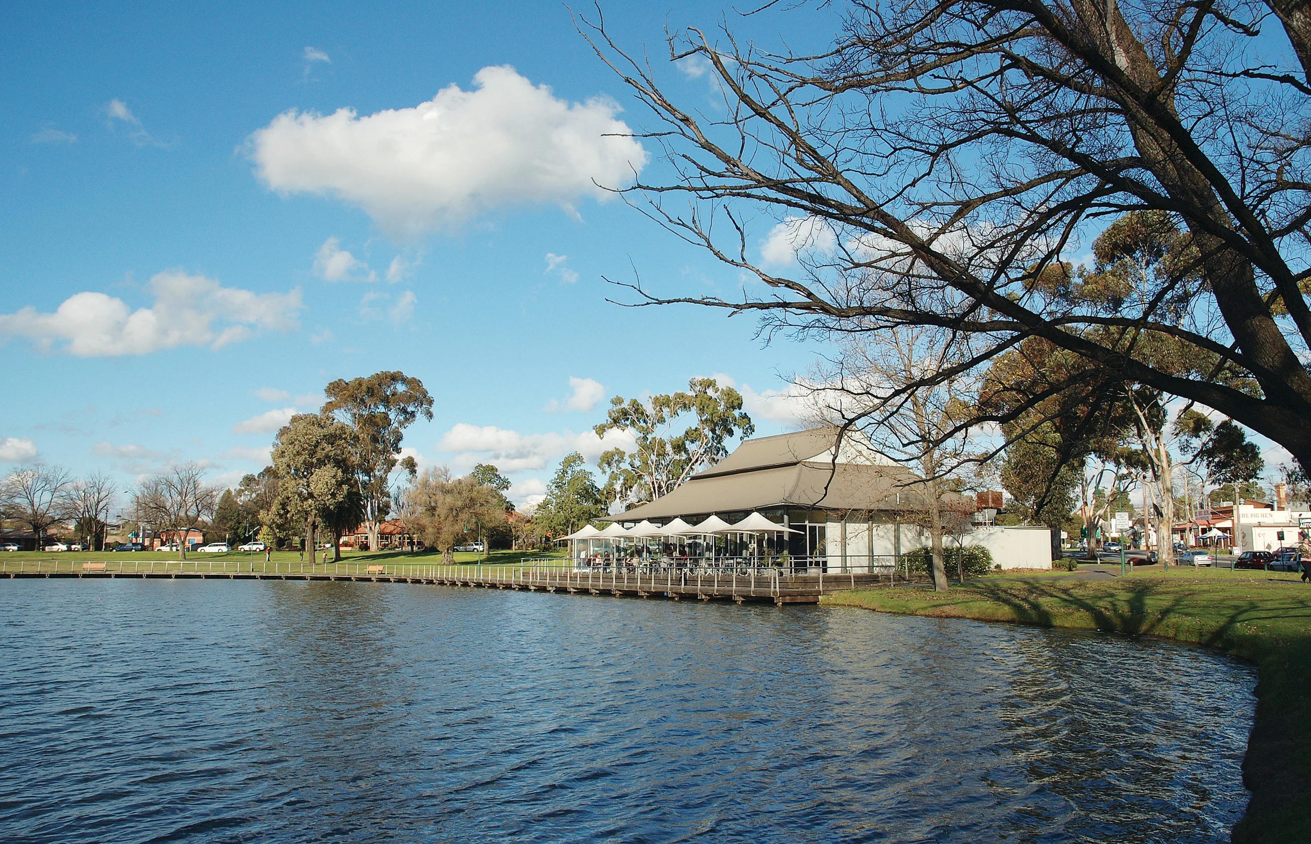 Lake Weeroona in Bendigo, Victoria.