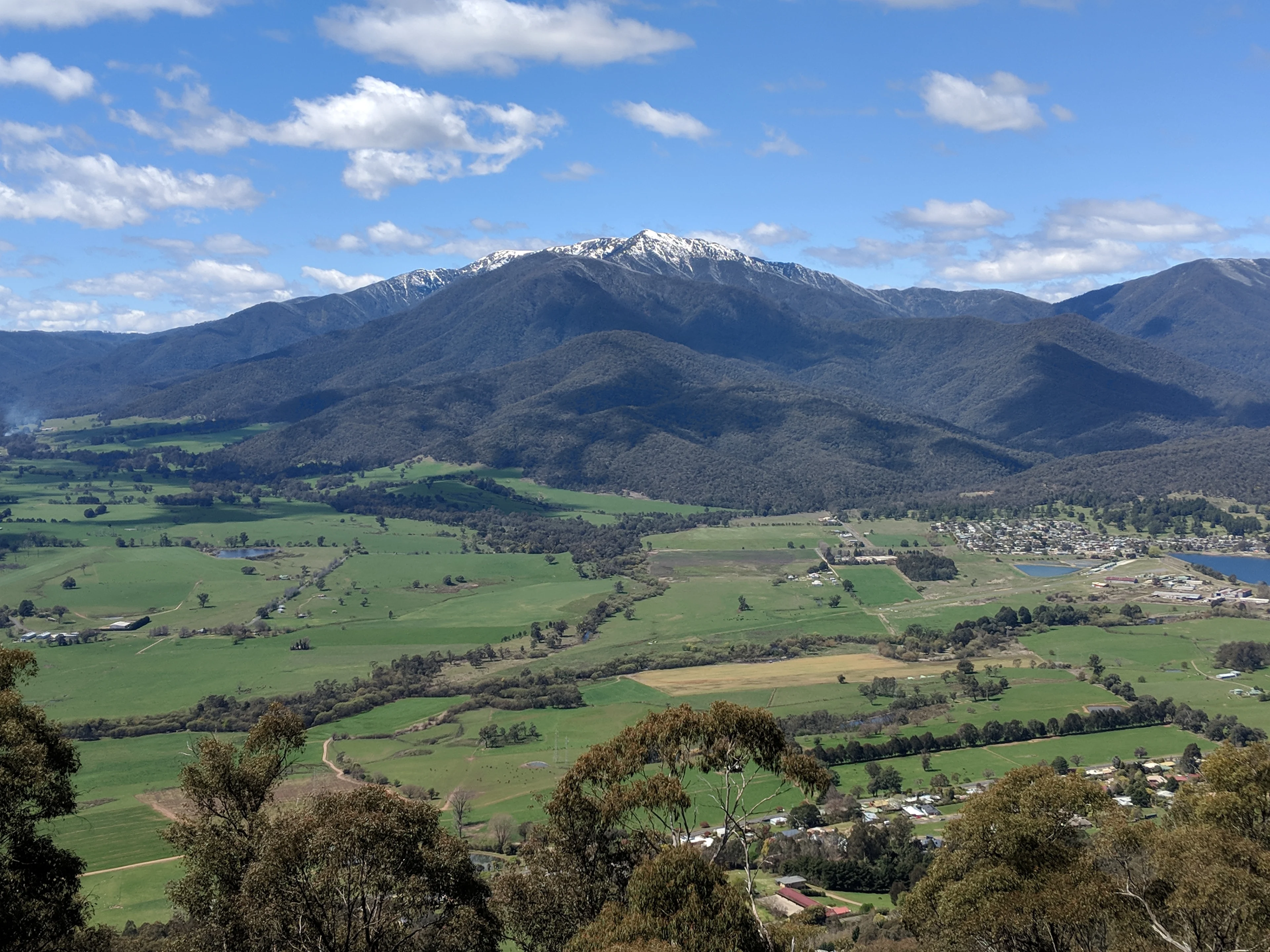 A panoramic view of Mount Bogong, Victoria.