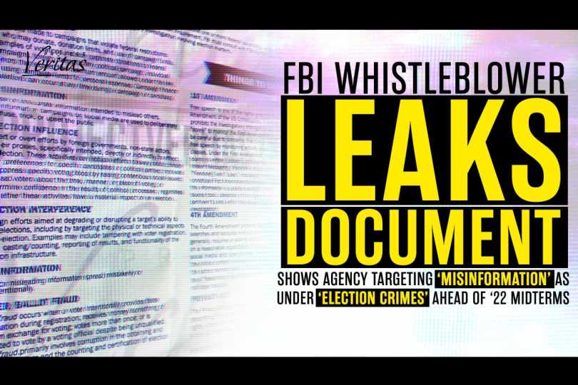 BREAKING FBI Whistleblower Leaks Document Showing Agency Targeting