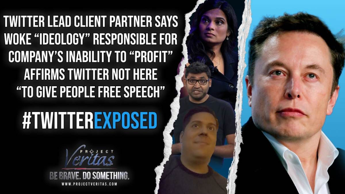 Twitter Executive Mocks Elon Musk for Free Speech Stance ... ‘The Rest of Us Who Have Been Here Believe in Something that’s Good for the Planet, and Not Just to Give People Free Speech’ | Project Veritas