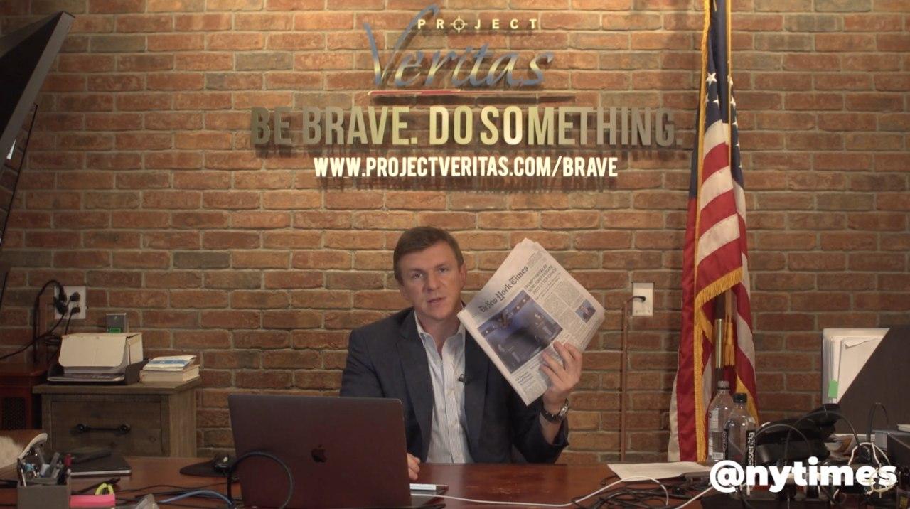 James O’Keefe Demands New York Times Retract Hit Piece On Veritas ...