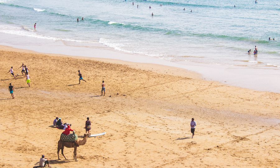 Agadir plage centre ville