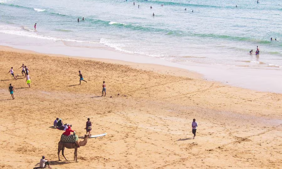 Agadir plage centre ville