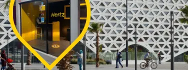 Hertz car rental agency at Kenitra oncf train station