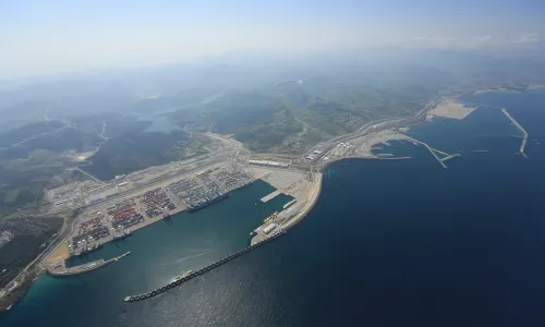 Port tanger med à tanger au Maroc