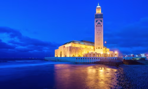 La grande mosquée Hassan II à Casablanca