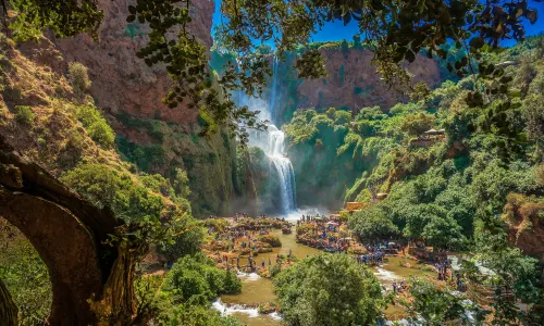 Les cascades d'Ouzoud à proximité de Marrakech