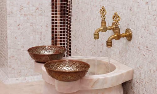 Hammam & bain marocain, à Marrakech.