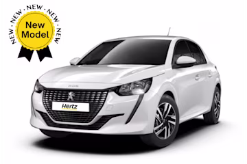 Peugeot 208 automatic car rental with unlimited mileage in Morocco