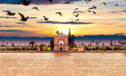Jardins de la Ménara, à Marrakech