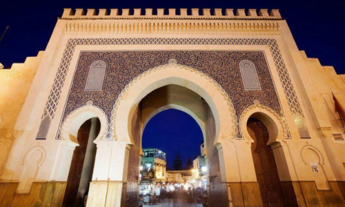 grande porte bab bou jeloud à fès
