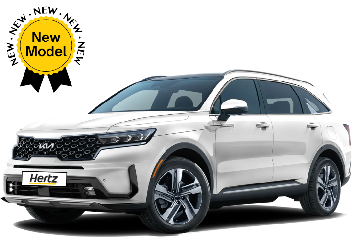 Hertz Kia Sorento Hybrid AT car rent in Morocco