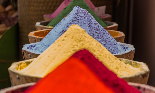 Anciens souks d'épices de Marrakech.