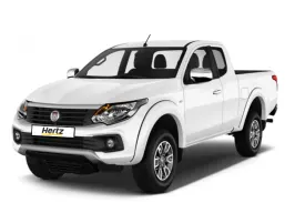 Hertz Fiat fullback double cabin pickup rental in Morocco