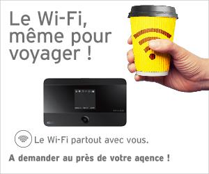Wifi pour voyager - location voiture Maroc