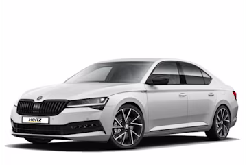 Hertz Škoda Superb car rental in Morocco