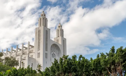L' église du sacré cœur à Casablanca