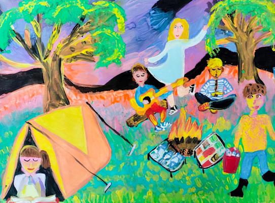 Женина Чолакова, 9 г., Рисувалня "Елфина"