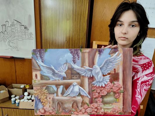 "Гълъби на надеждата", Гергана Пенкова, 16 г.