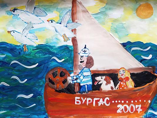 Рисунка: Мария Атанасова, 10 г., Рисувалня "Елфина"