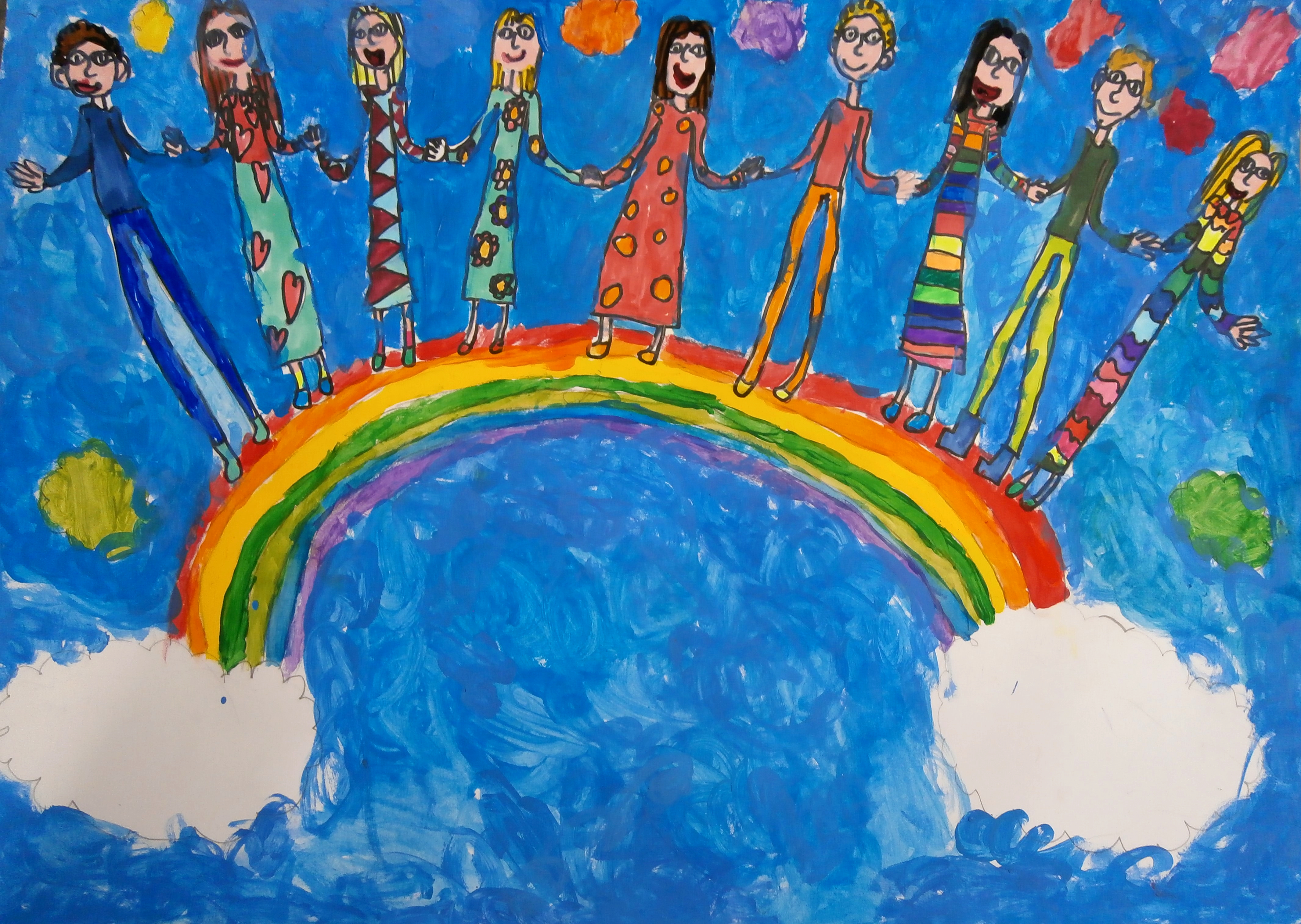 "Дарявам и получавам приятелство", Анна Камарашка, 7 г.