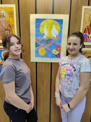 "Бели птици под слънцето", Мариета Делчева и Деница Радичева, 11 г.