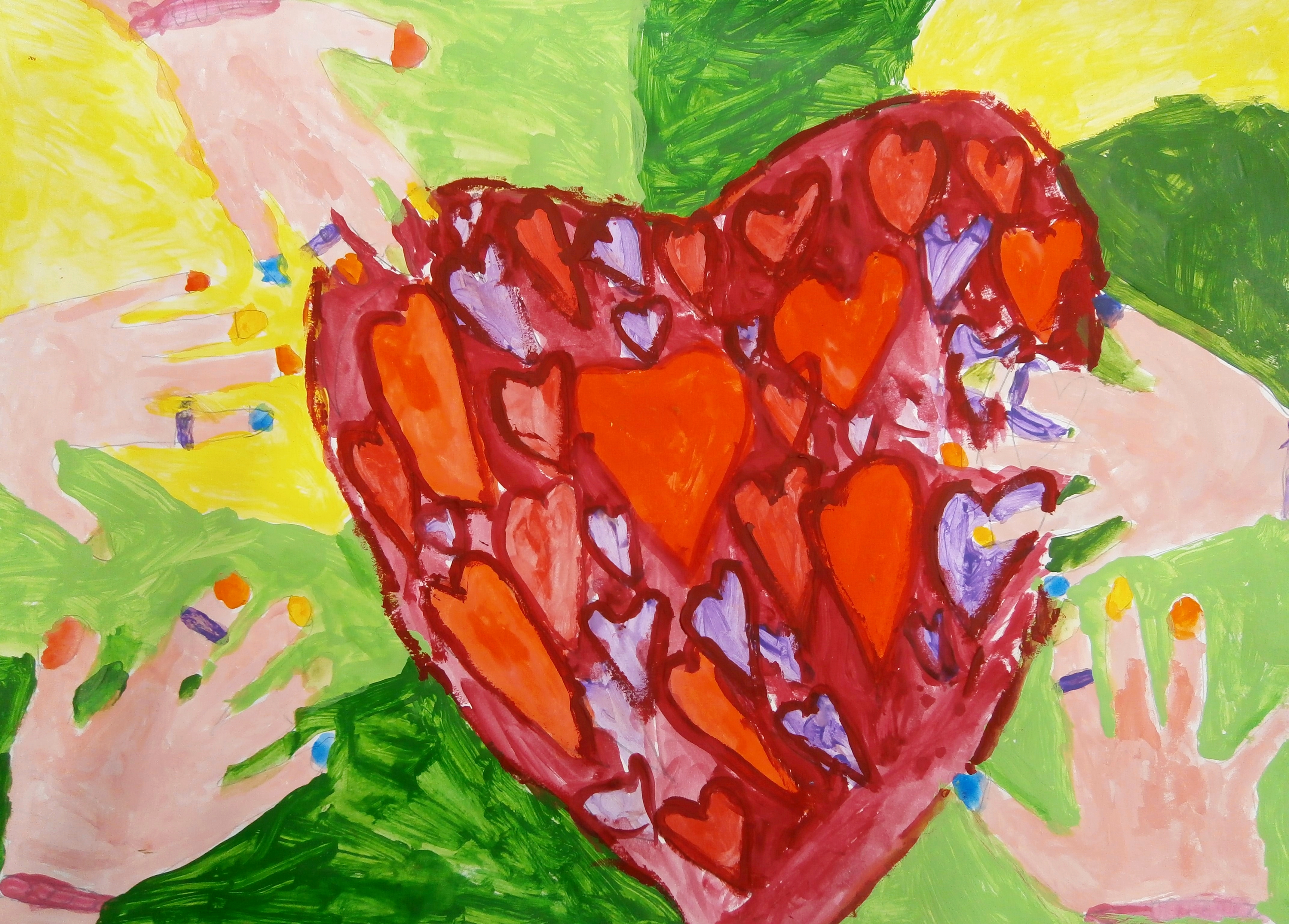 "Подарявам любов". Бианка Цветкова,7 г.