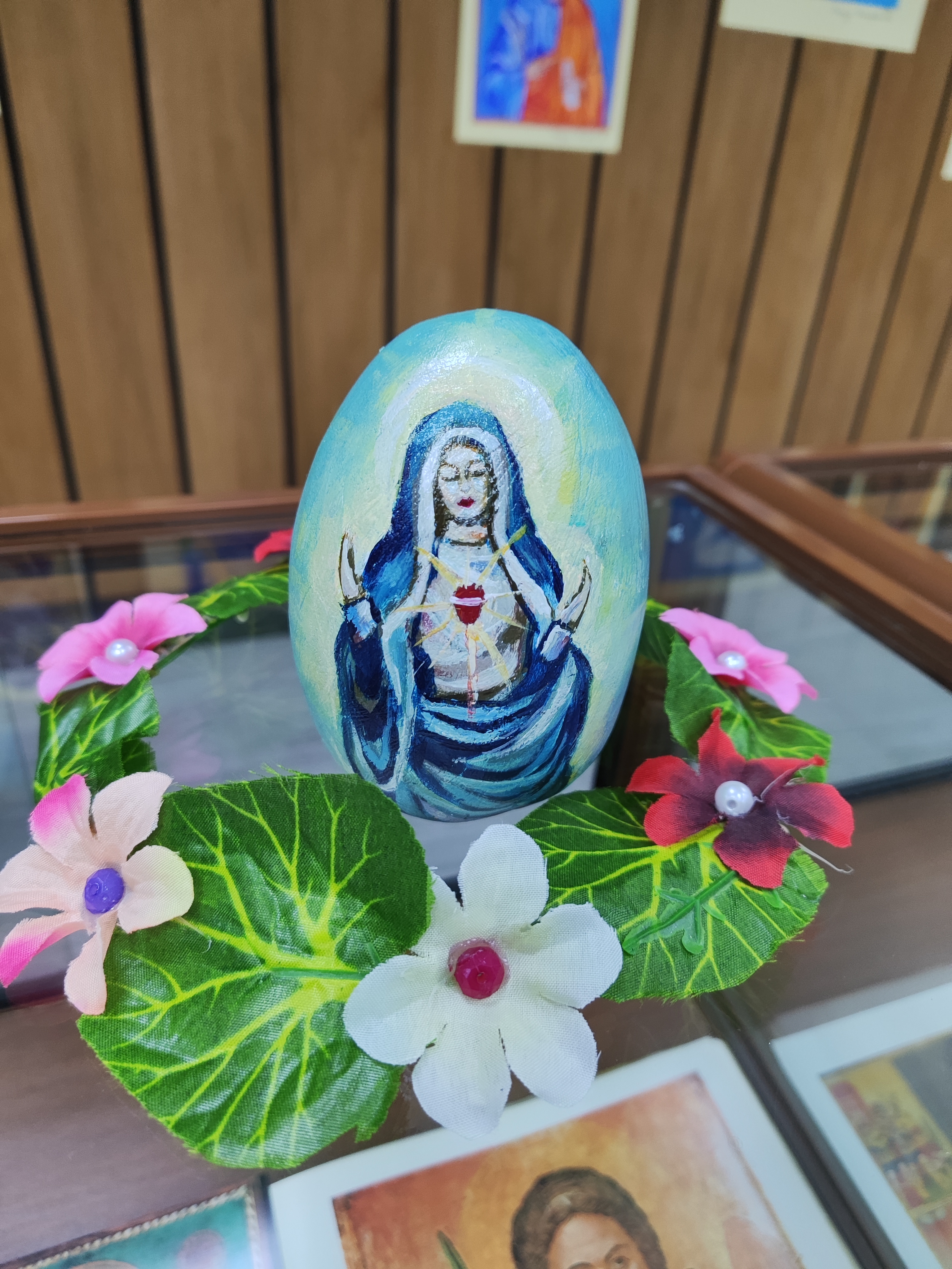 Яйце керамика, Гергана Пенкова 16 г., Имаш само това, което си дал, Пастело