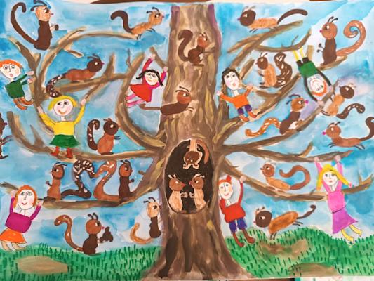 1 място Каролина Джамбазова-8 г. Школа Батик-Бургас