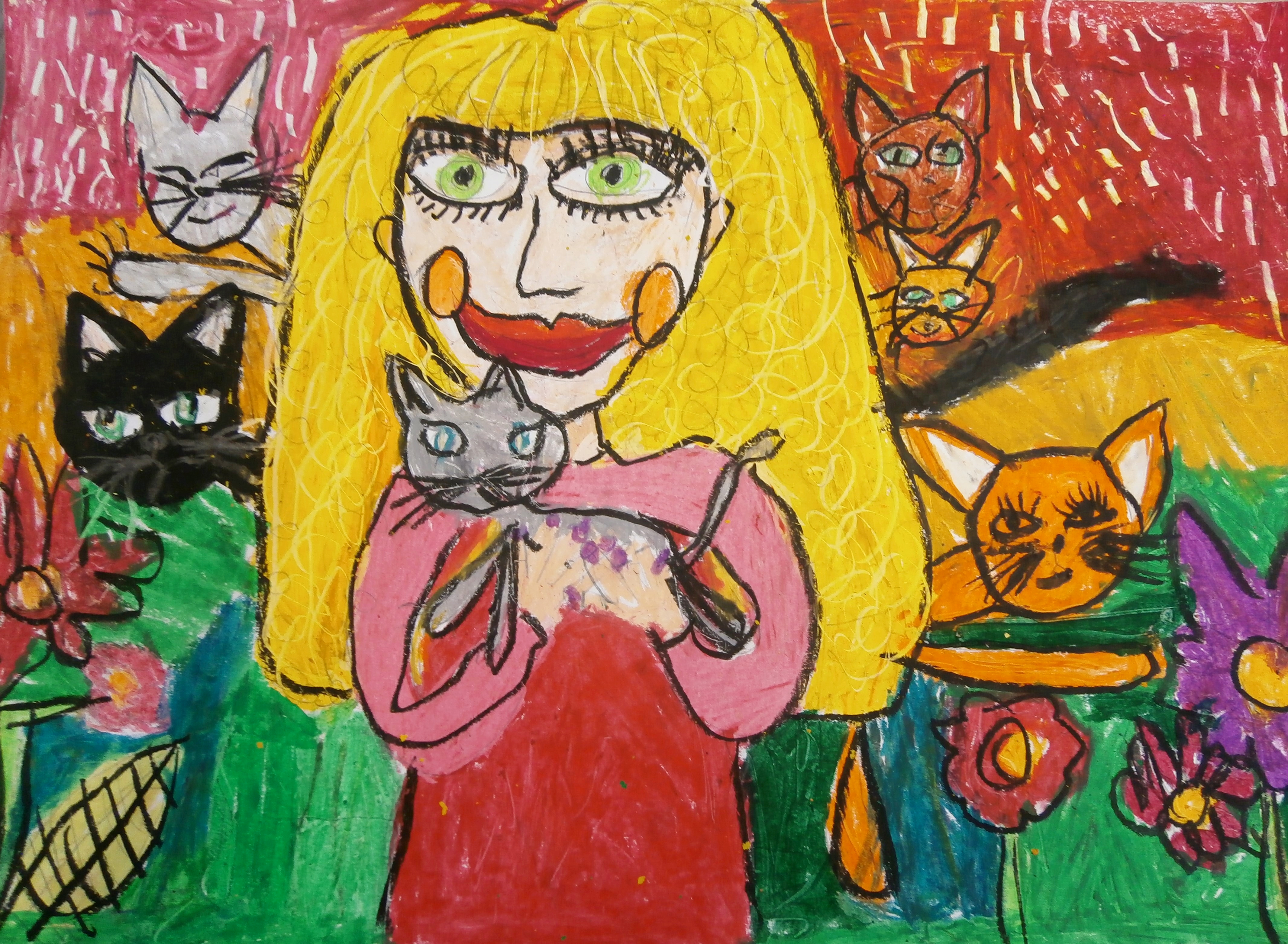 "Дарявам и получавам обич". Цветелина Доковска, 7 г.