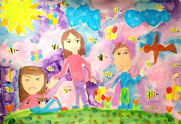 "Подай ръка". Арзу Айдънова Ахмедова, 8 год.