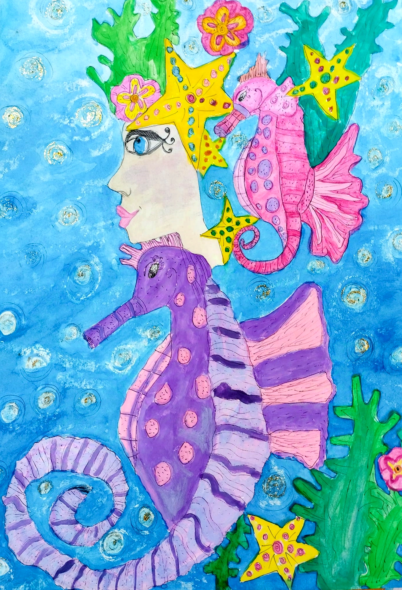 Катя Асенова, 12 г., ЛФ "Фантазия", НЧ "Христо Ботев 1937", Бургас