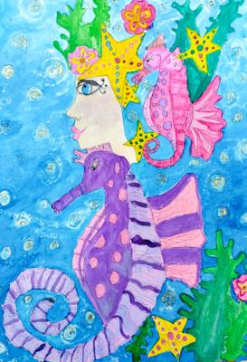 Катя Асенова, 12 г., ЛФ "Фантазия", НЧ "Христо Ботев 1937", Бургас