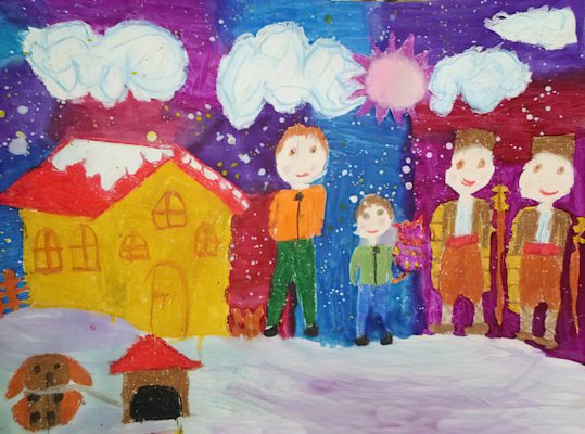 Рисунка: Гюнеш Неджатинова, 11 г.