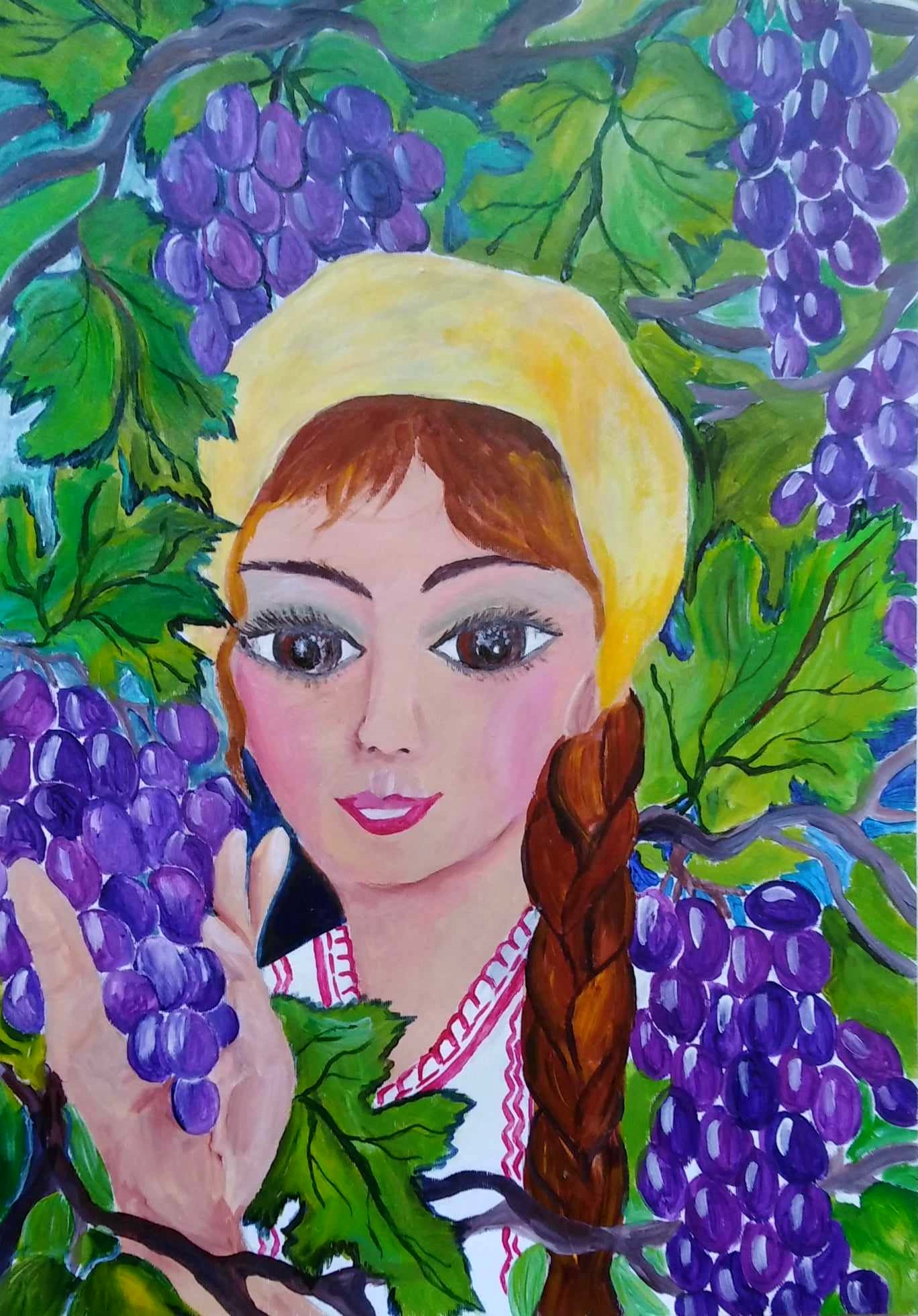 "Гроздобер". Мелиса Мустафа Мюмюн, 11 год. 