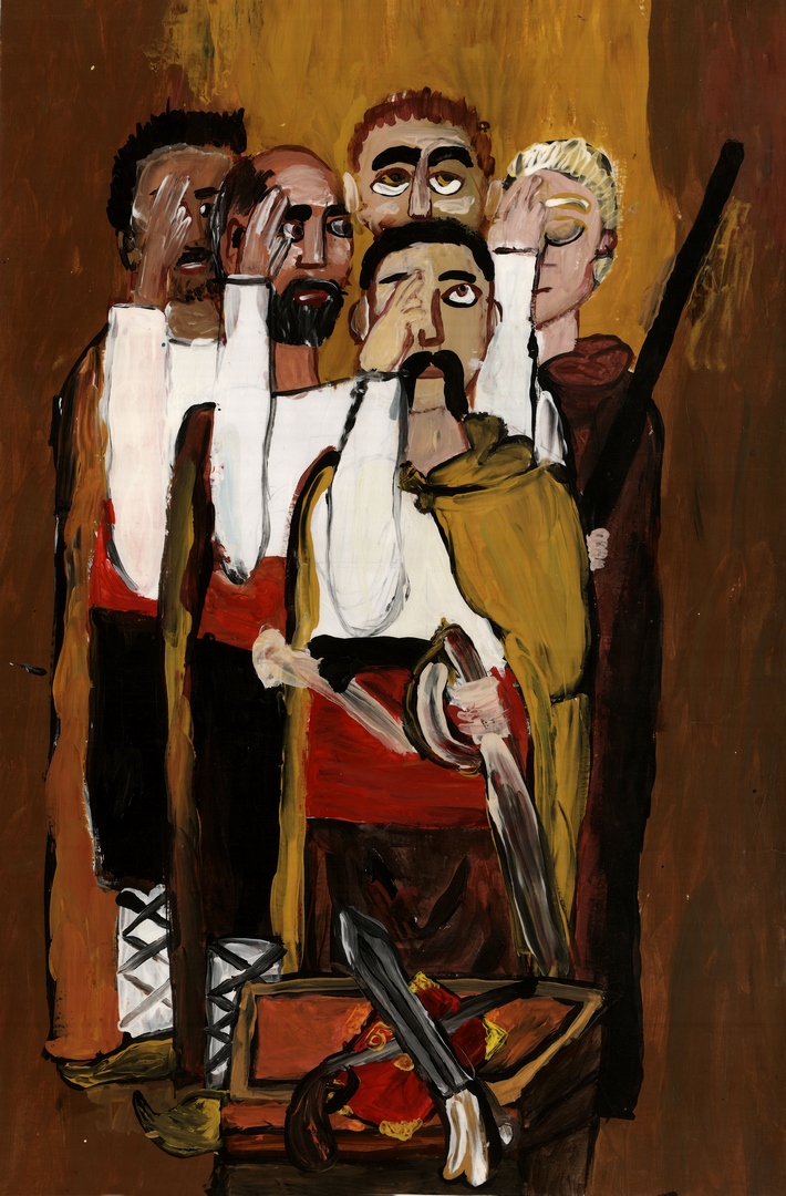 "Свобода или смърт". Рисунка на Стамен Атанасов, 10 г.