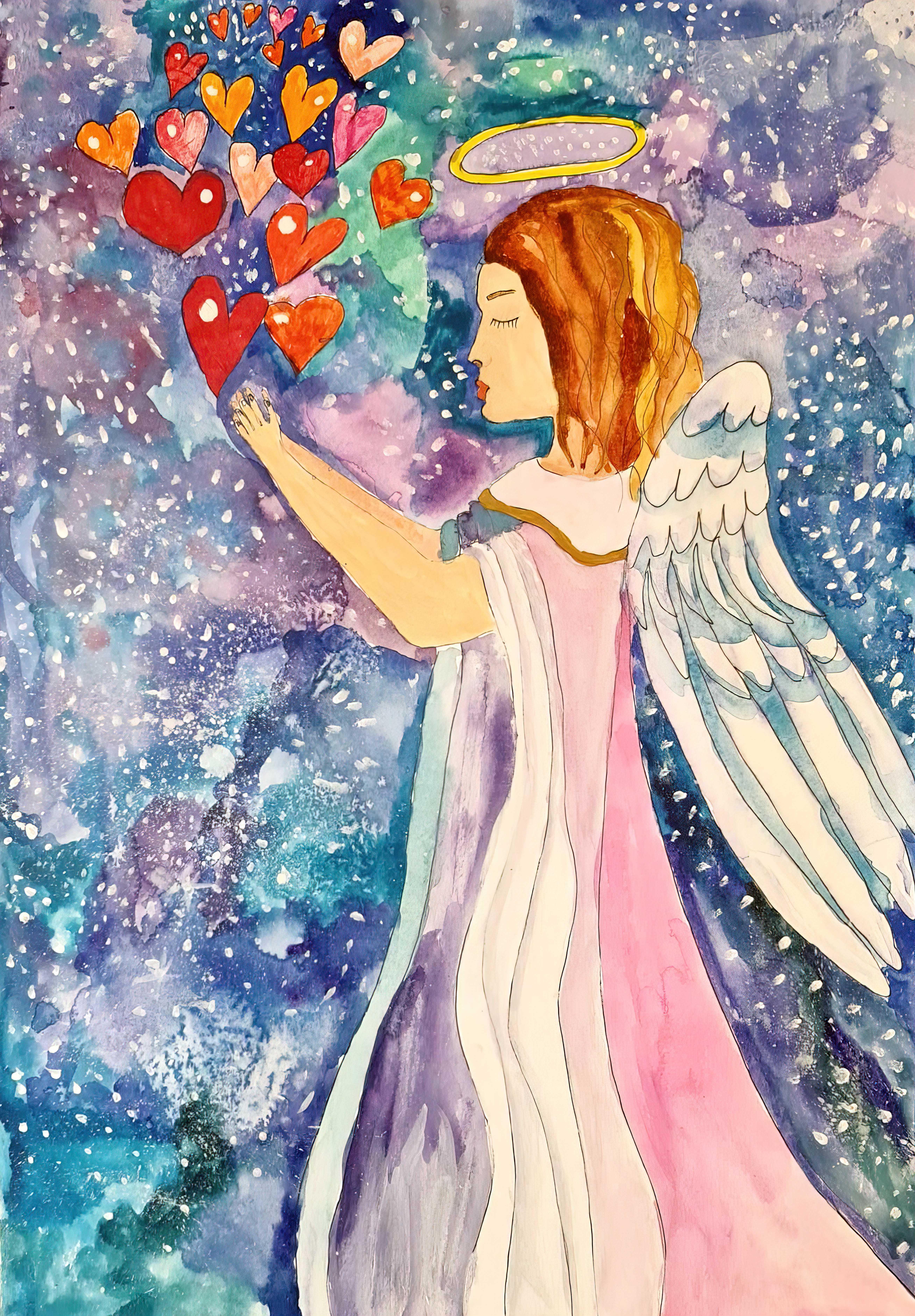 "Дарявам обич и нежност". Елеонора Петрова, 6 г.