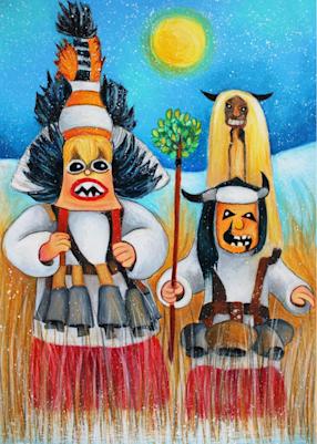 "Кукери". Вяра Пенчева, 14 г.