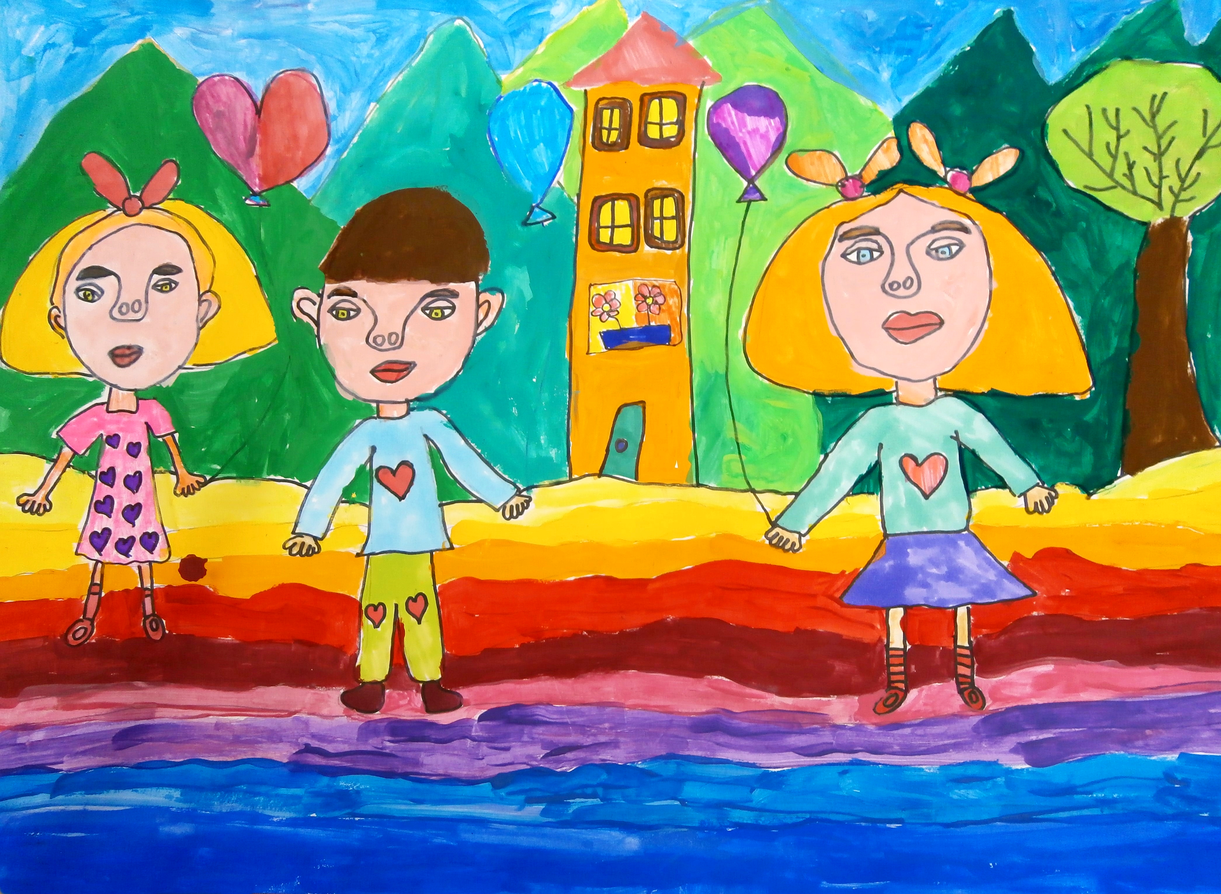 "Дарявам приятелство", Естел Чапарова, 7 г.