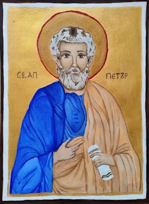 Икона на Св. Петър, Ива Рускова, 12 г.