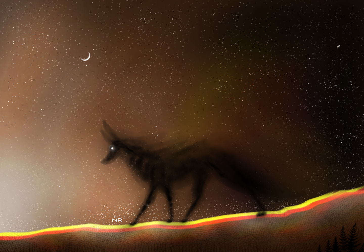 Anubis (2021), digital print