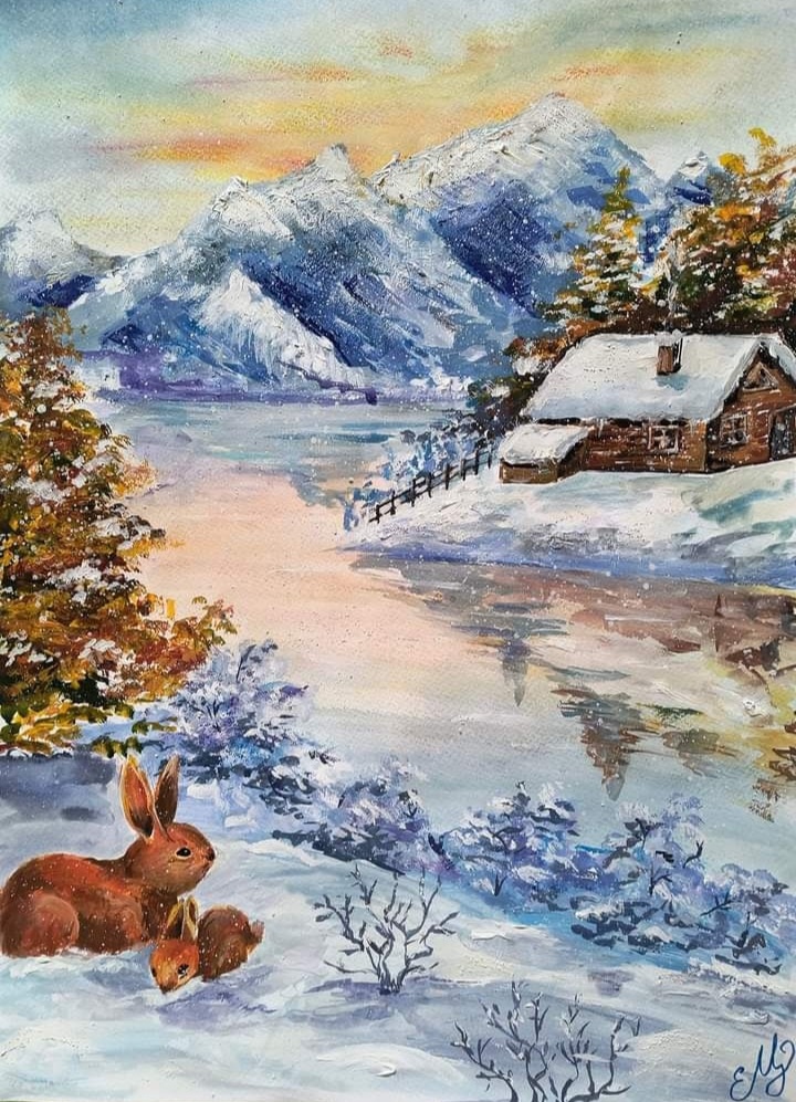 "Зимна прелест". Емили Цонева, 16 г. 